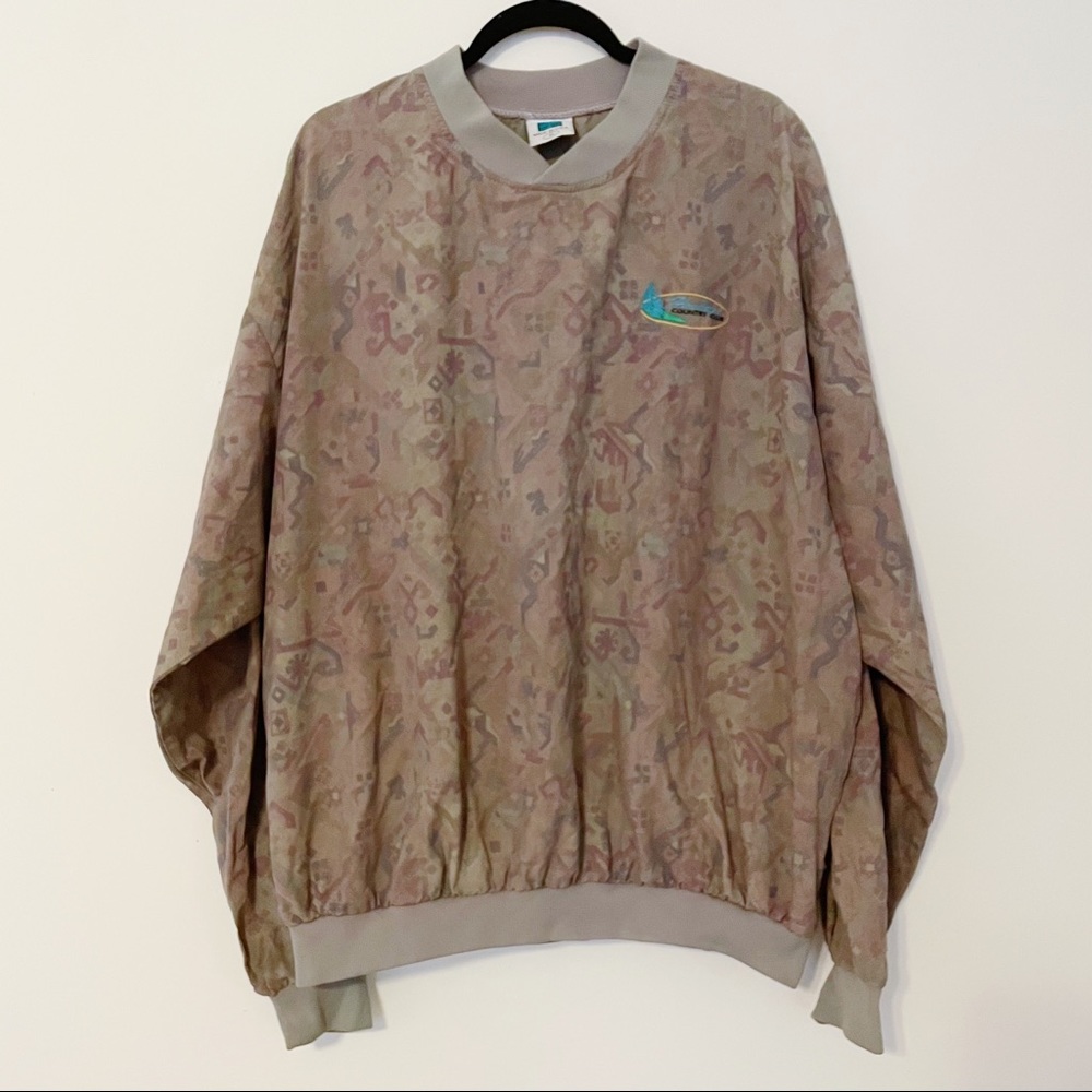 Vintage 90's Aztec Golf Turfer Windbreaker